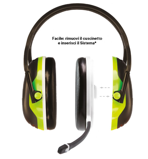 Microfono auricolare bluetooth peltor 3m serie x Microfono auricolare bluetooth peltor 3m serie x